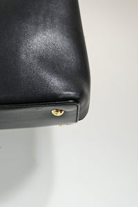 Fendi 2 Jours Black Leather Tote