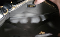 Fendi 2 Jours Black Leather Tote