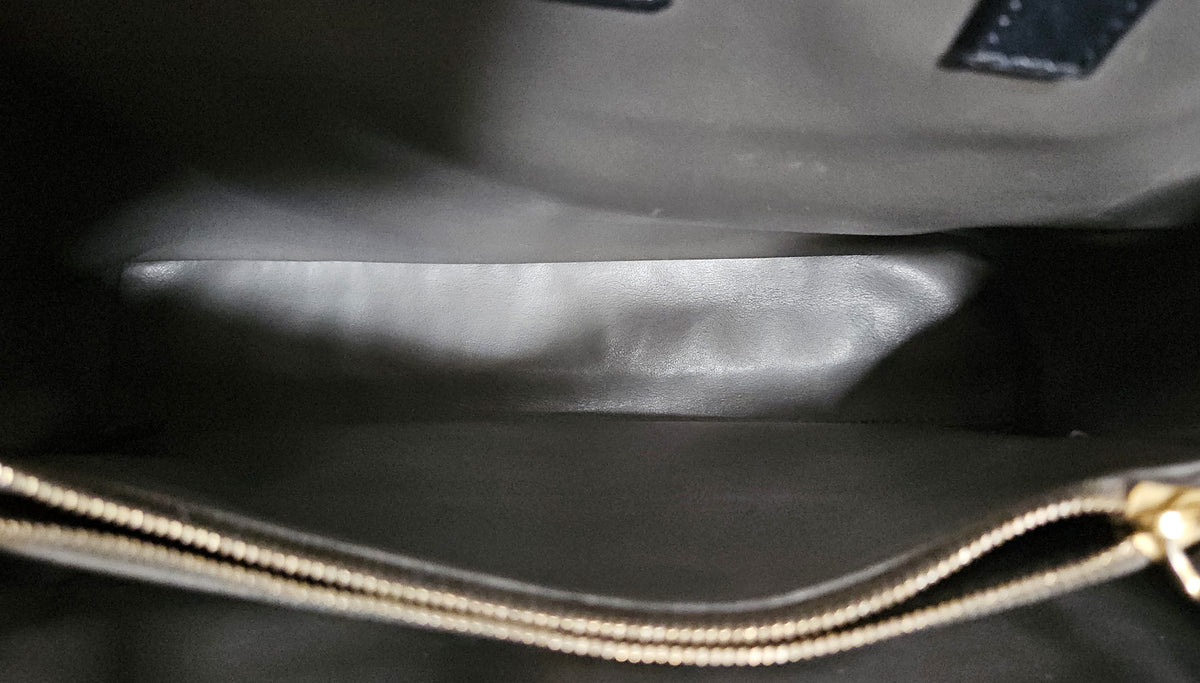 Fendi 2 Jours Black Leather Tote