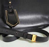 Fendi 2 Jours Black Leather Tote