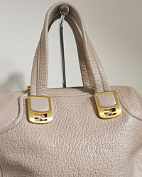 Fendi Chameleon Beige Grainy Leather Bag