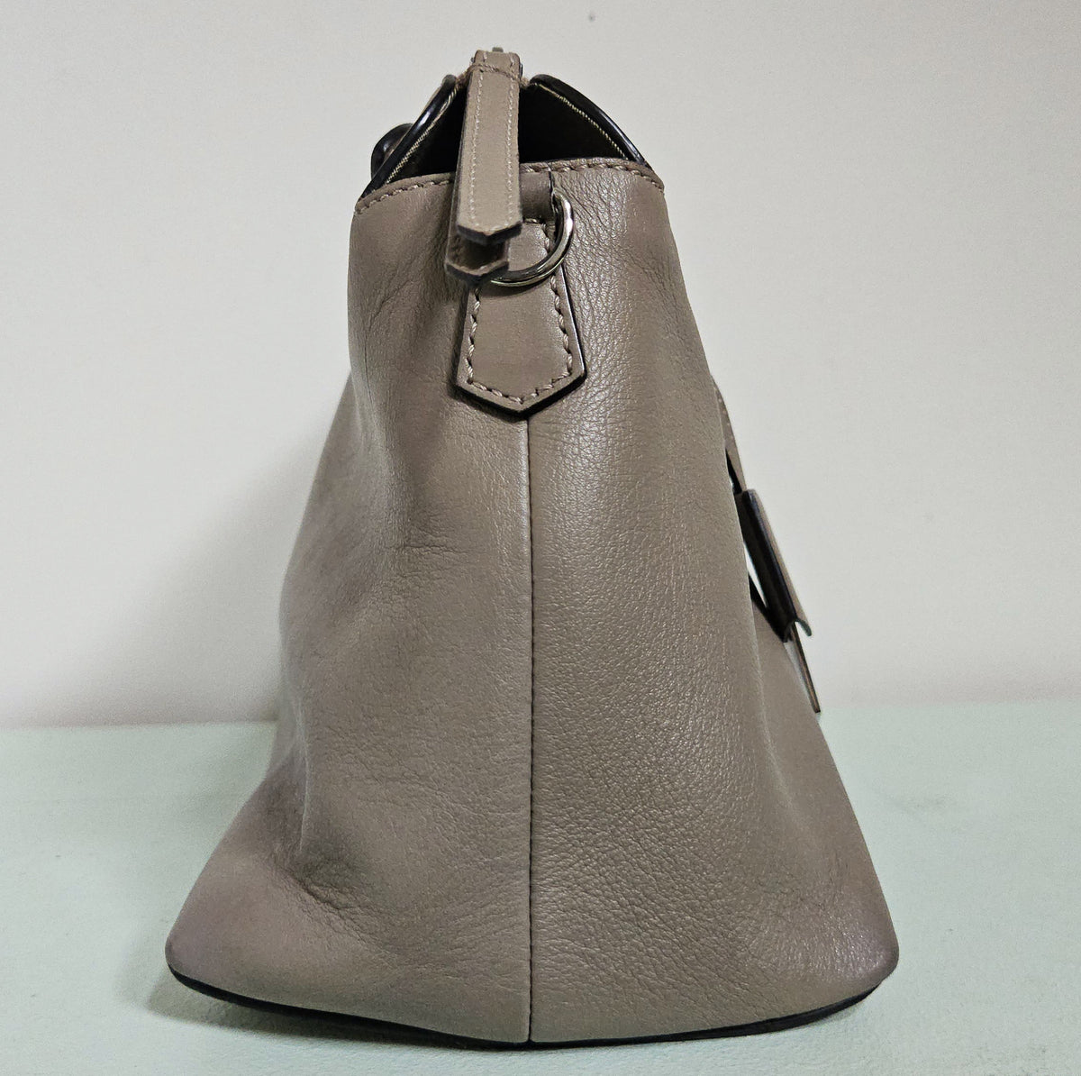 Fendi By The Way Large Bag in Taupe Light Grain Leather