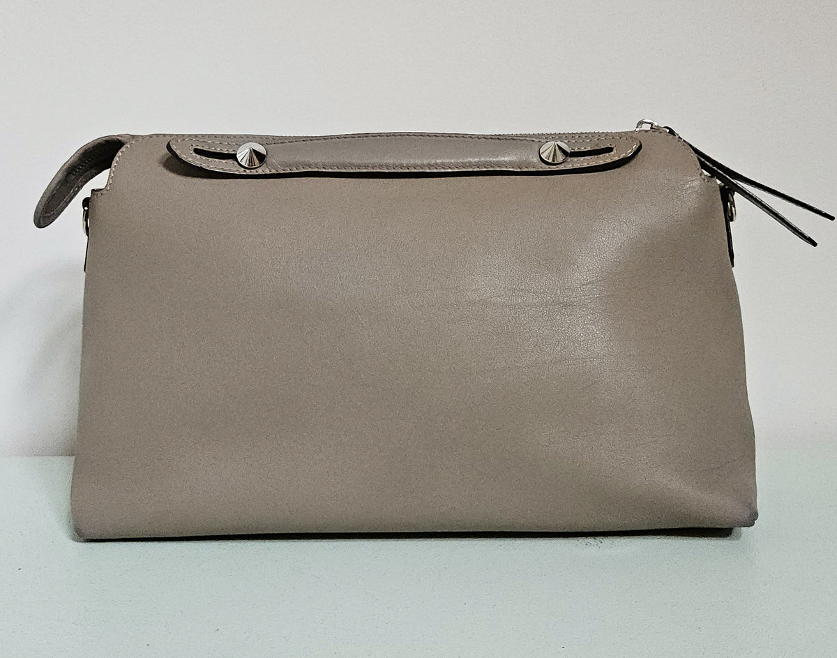 Fendi By The Way Large Bag in Taupe Light Grain Leather
