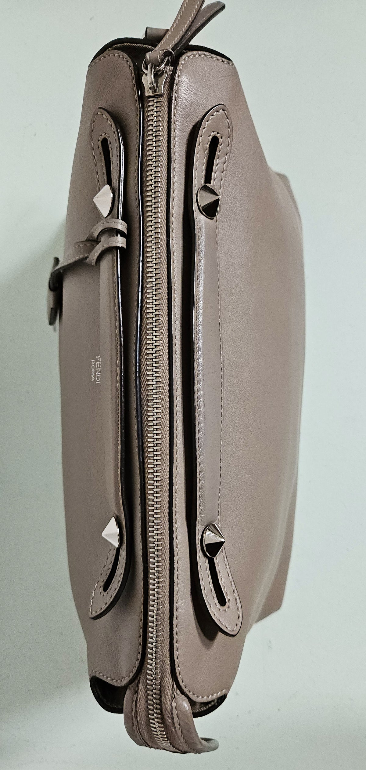 Fendi By The Way Large Bag in Taupe Light Grain Leather