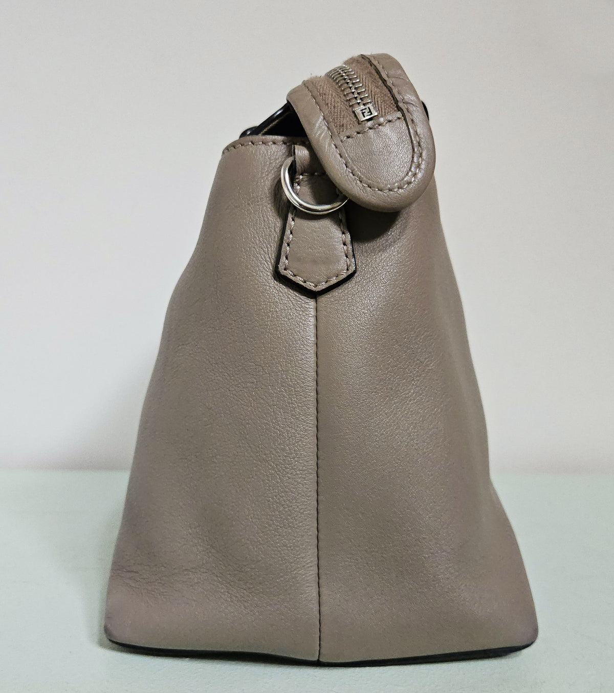 Fendi By The Way Large Bag in Taupe Light Grain Leather