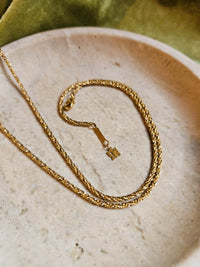 Collier Nina Ricci pendentif enveloppe & crystal transparent