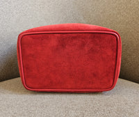 Vanity Gucci Vintage en Daim Rouge