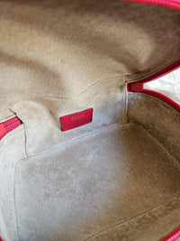 Vanity Gucci Vintage en Daim Rouge