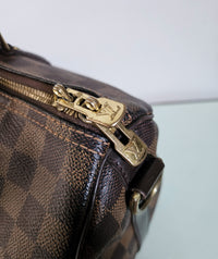 Sac Louis Vuitton Speedy 35 Bandoulière Damier Ébène