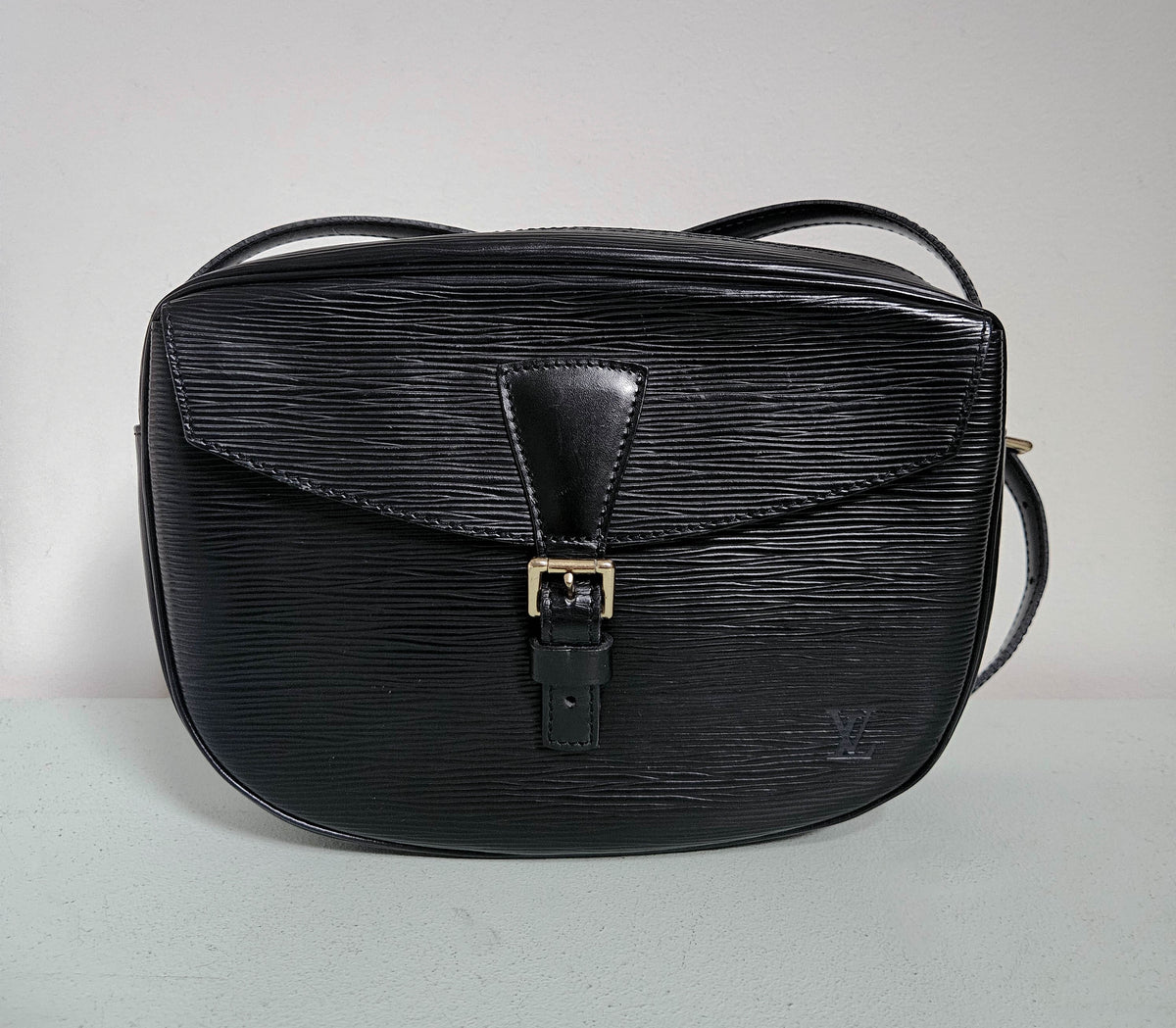 Sac bandoulière Louis Vuitton Jeune Fille en cuir Épi noir