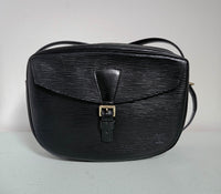 Sac bandoulière Louis Vuitton Jeune Fille en cuir Épi noir