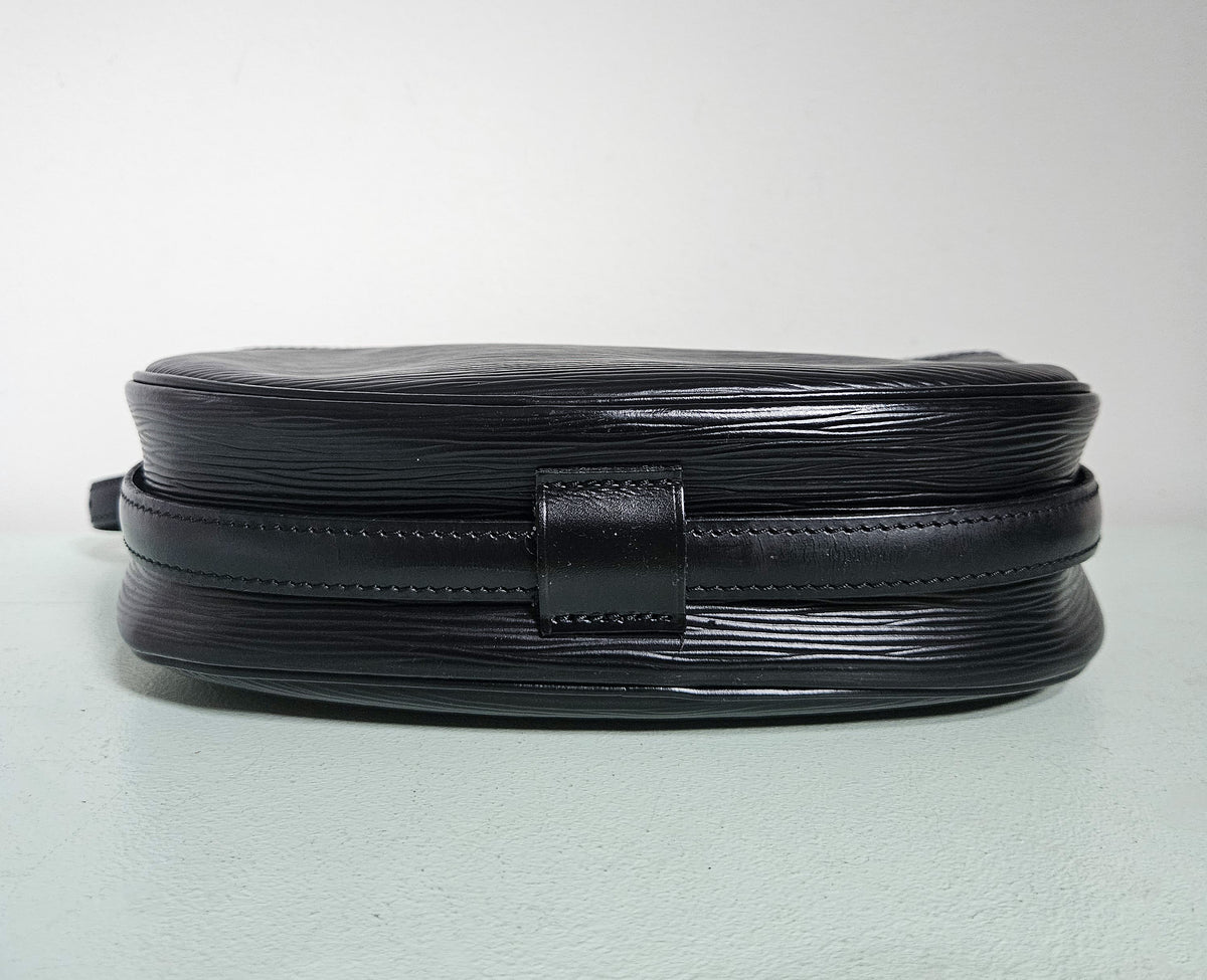 Sac bandoulière Louis Vuitton Jeune Fille en cuir Épi noir