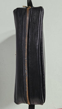 Sac bandoulière Louis Vuitton Jeune Fille en cuir Épi noir