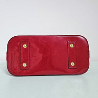 Sac Louis Vuitton Alma BB M91606 en Cuir Vernis Rouge