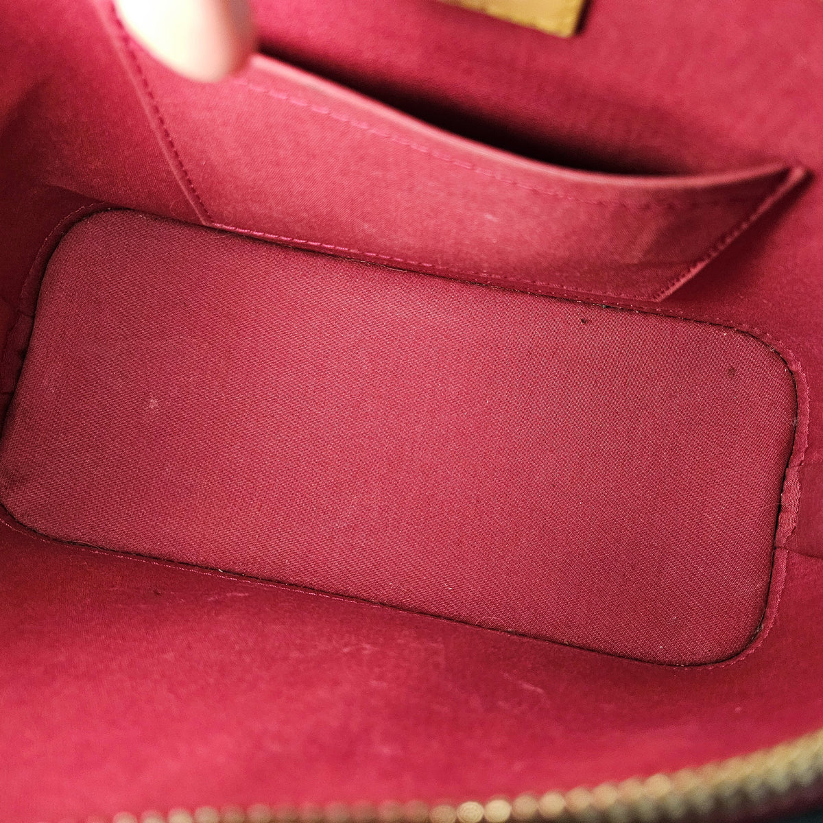 Sac Louis Vuitton Alma BB M91606 en Cuir Vernis Rouge