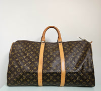 Sac Louis Vuitton Keepall 55 en Toile Monogram – Bon État, Sans Accessoires