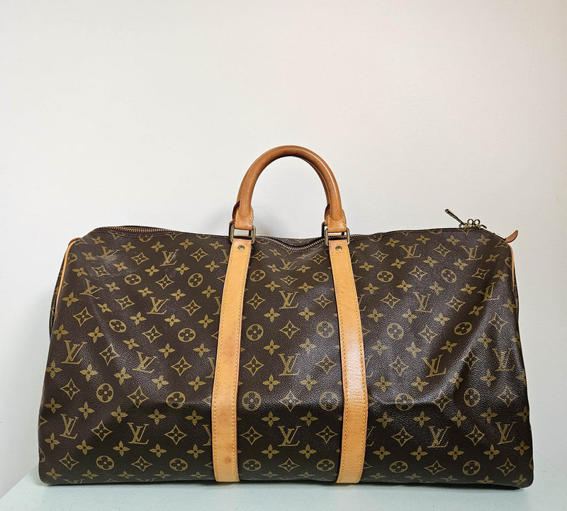 Sac Louis Vuitton Keepall 55 en Toile Monogram – Bon État, Sans Accessoires