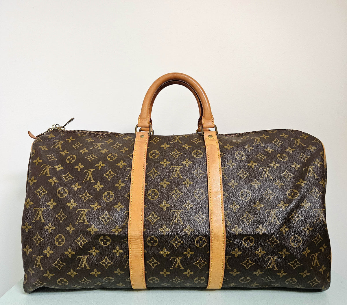 Sac Louis Vuitton Keepall 55 en Toile Monogram – Bon État, Sans Accessoires
