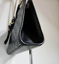 Sac Gucci Emily Guccissima en cuir noir embossé