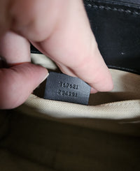 Sac Gucci Emily Guccissima en cuir noir embossé