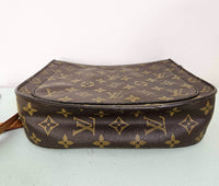 Sac Louis Vuitton Saint Cloud Moyen Modèle en Toile Monogram et Cuir Patiné