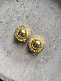 Boucles d'oreilles clip Céline Starball vintage 1990