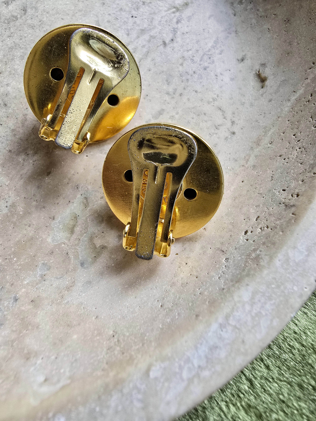 Boucles d'oreilles clip Céline Starball vintage 1990