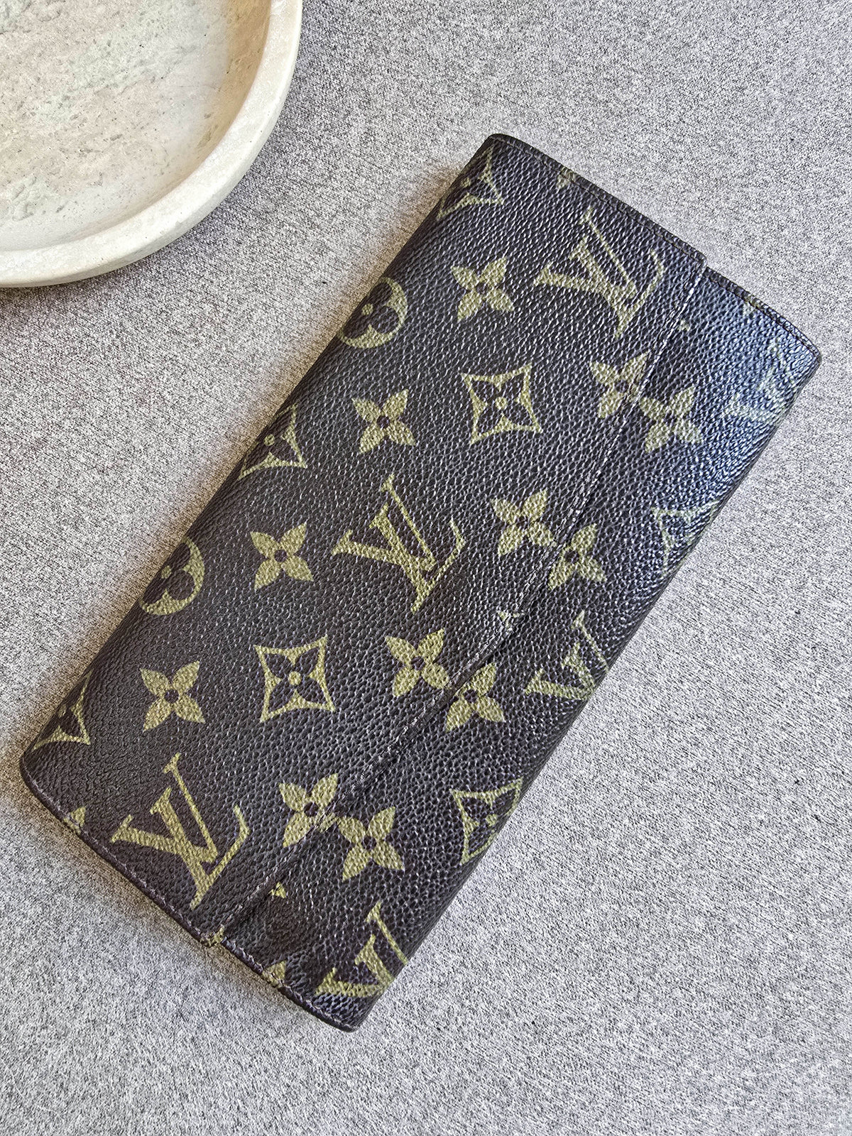 Portefeuille Louis Vuitton Vintage Long Monogramme – Toile Enduite