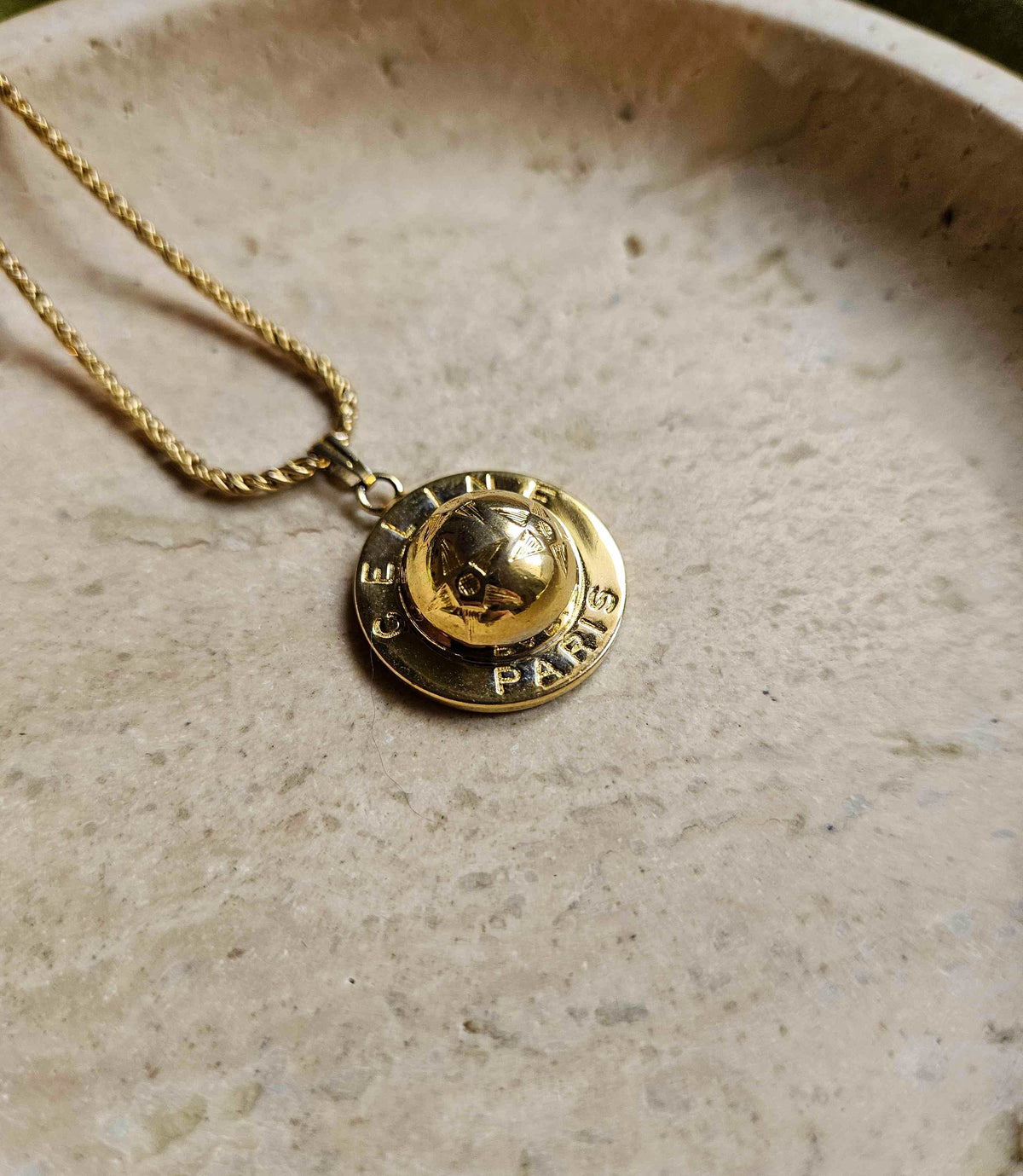 Collier Céline Starball vintage 1990