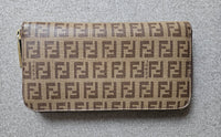 Portefeuille Fendi Long Monogramme Zucca