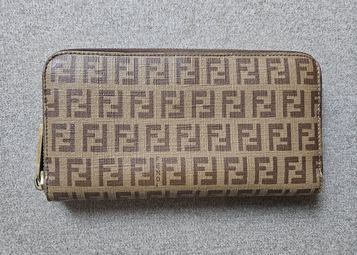 Portefeuille Fendi Long Monogramme Zucca