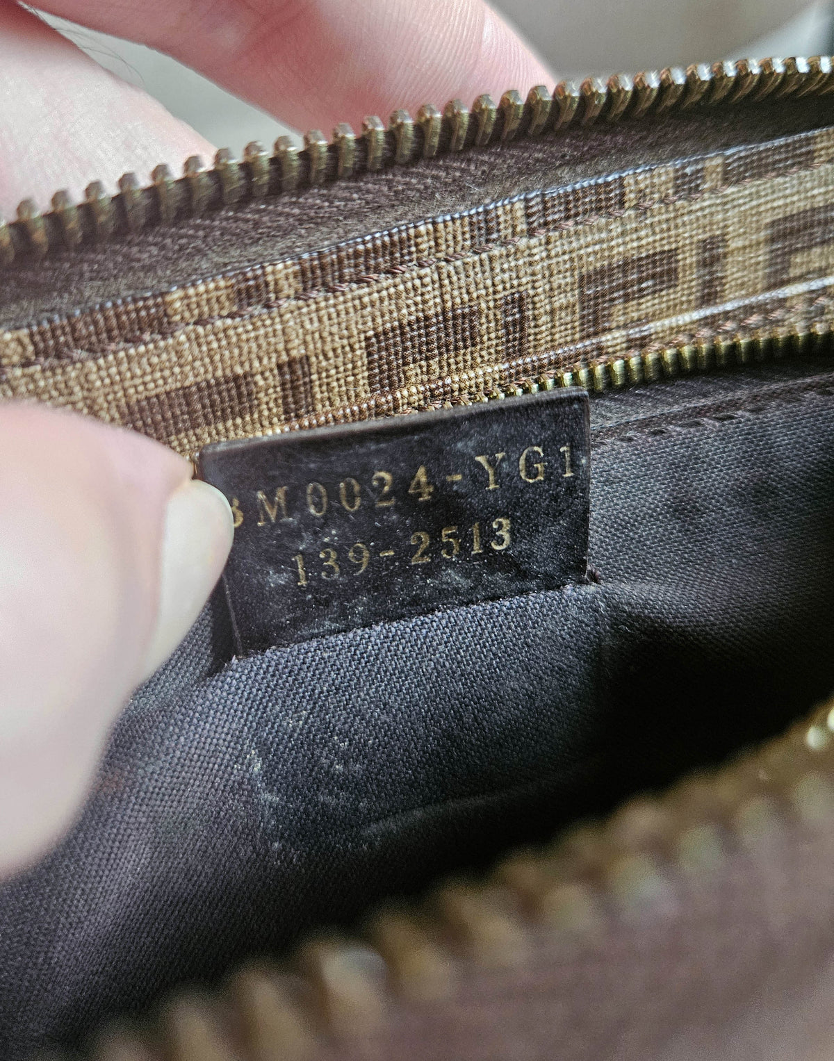 Portefeuille Fendi Long Monogramme Zucca