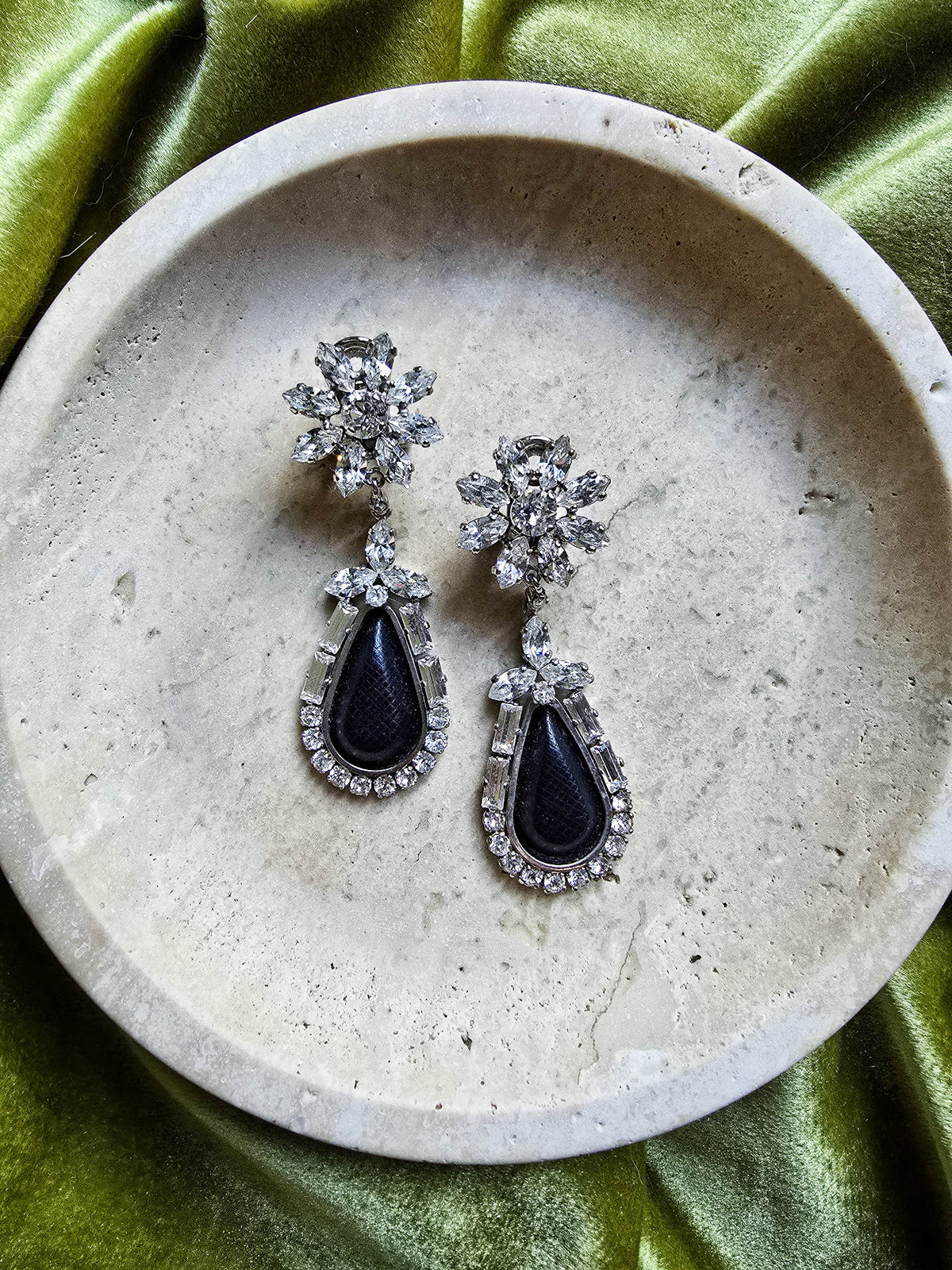 Boucles d’Oreilles Prada Vintage Art Déco