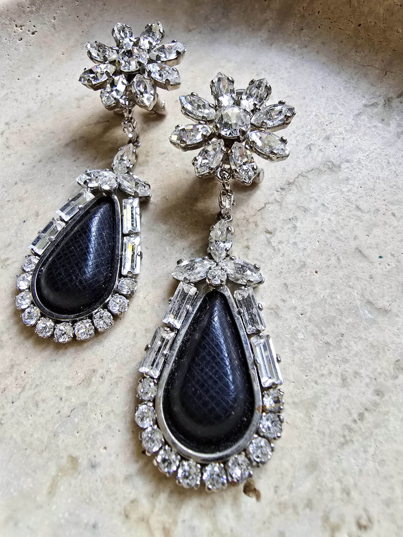 Boucles d’Oreilles Prada Vintage Art Déco