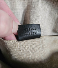 Sac Gucci Dome en cuir Guccissima noir