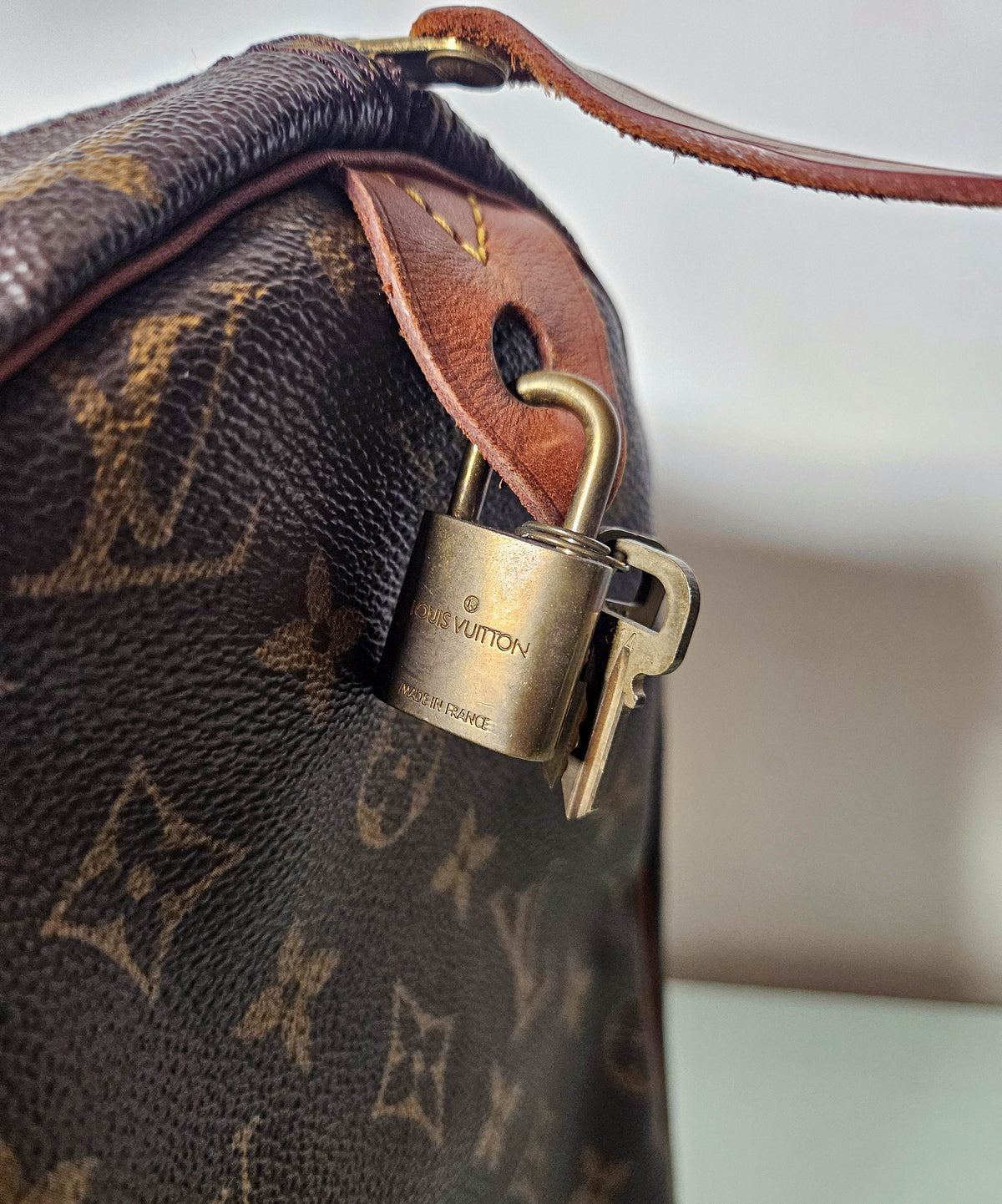Louis Vuitton Speedy 30 Monogram Cadenas + Clés