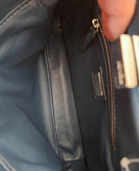 Fendi Peekaboo Mini bleu pétrole