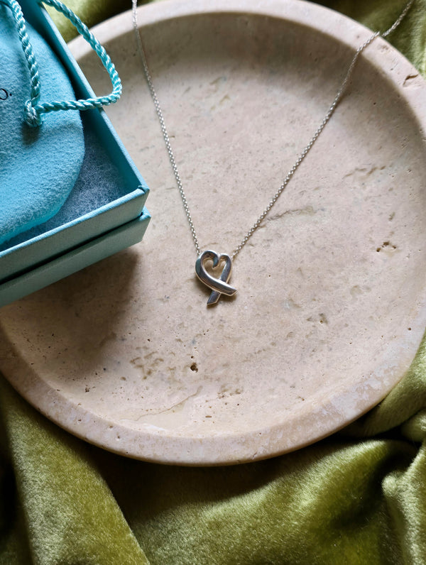 Collier Tiffany Loving Heart Argent 925