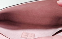 Pochette Félicie Louis Vuitton en cuir Épi rose poudré