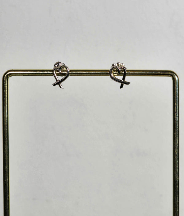 Boucles d’oreilles Tiffany & Co. Loving Heart en argent