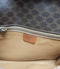 Sac Crossbody Céline Vintage Macadam en Toile Enduite