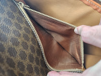 Sac Crossbody Céline Vintage Macadam en Toile Enduite