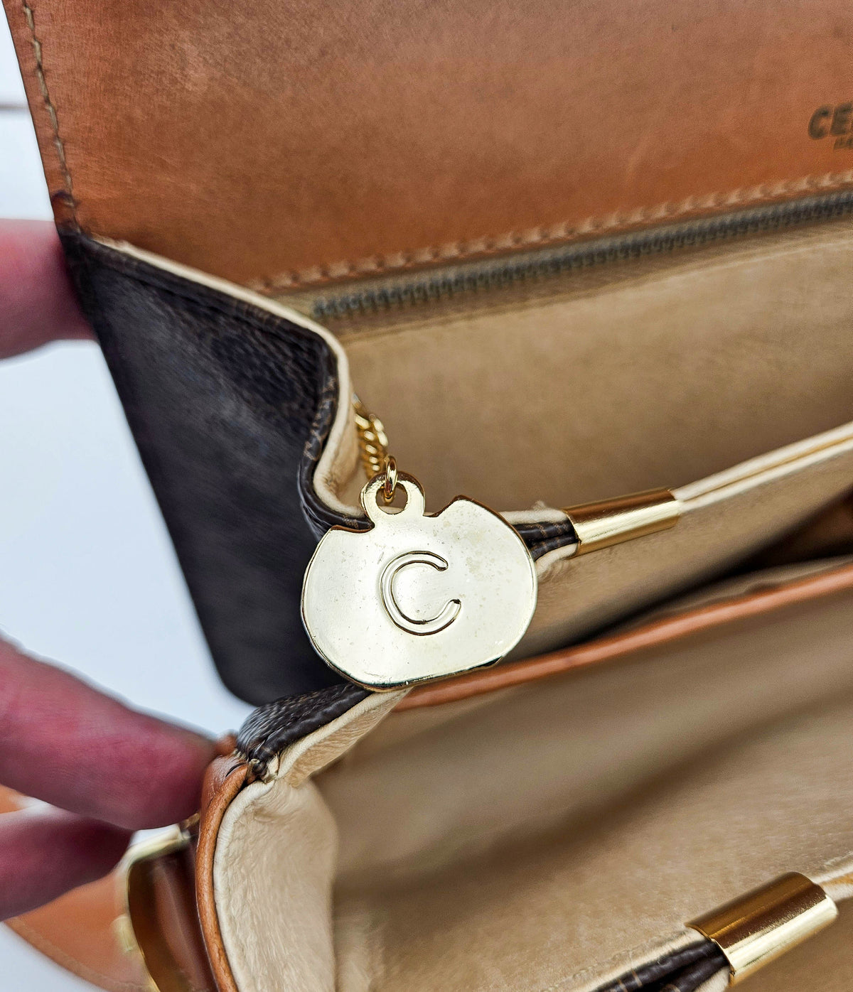 Sac Céline Macadam Vintage Horse Carriage