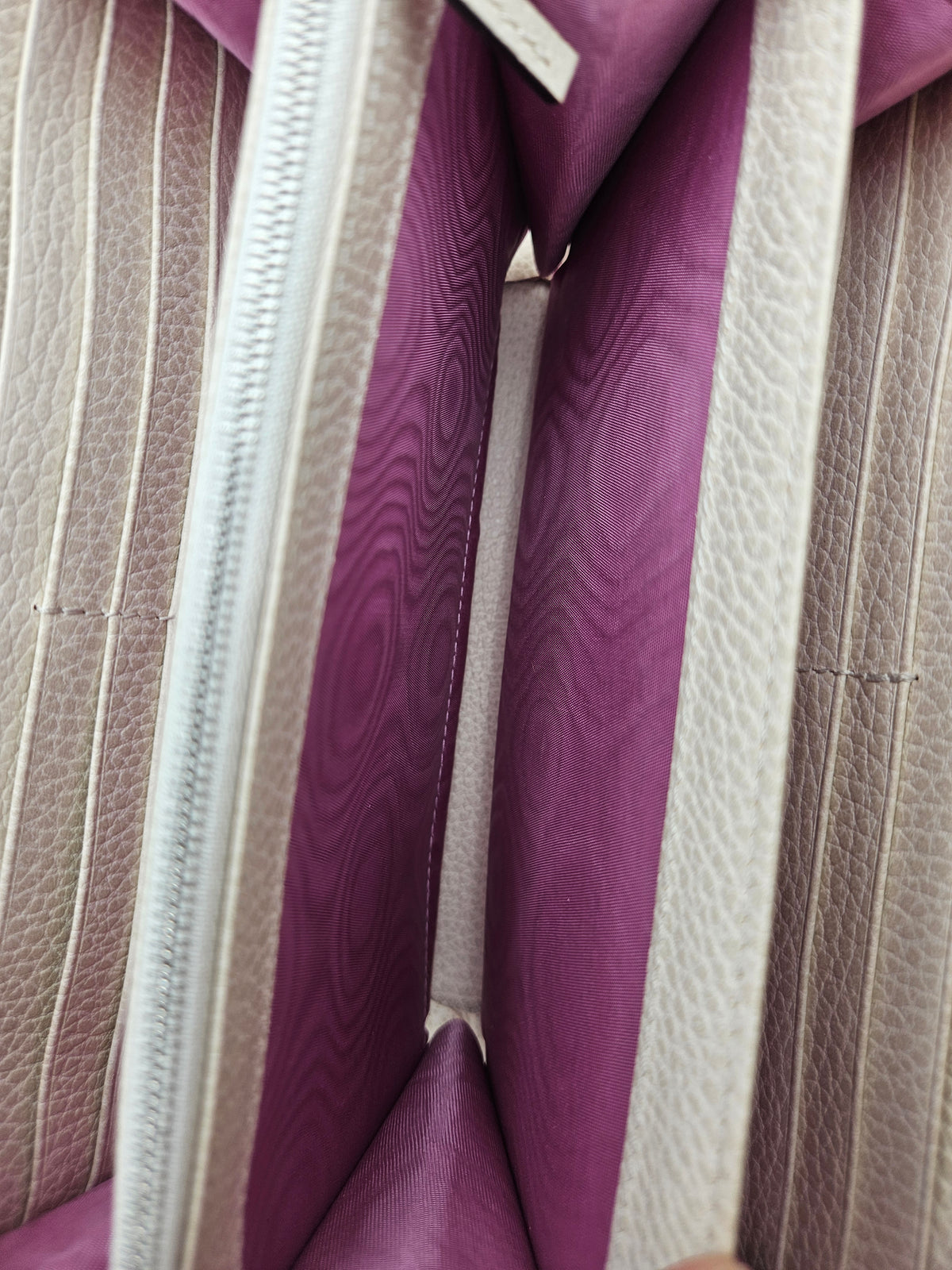 Dionysus Wallet on Chain Gucci blanc