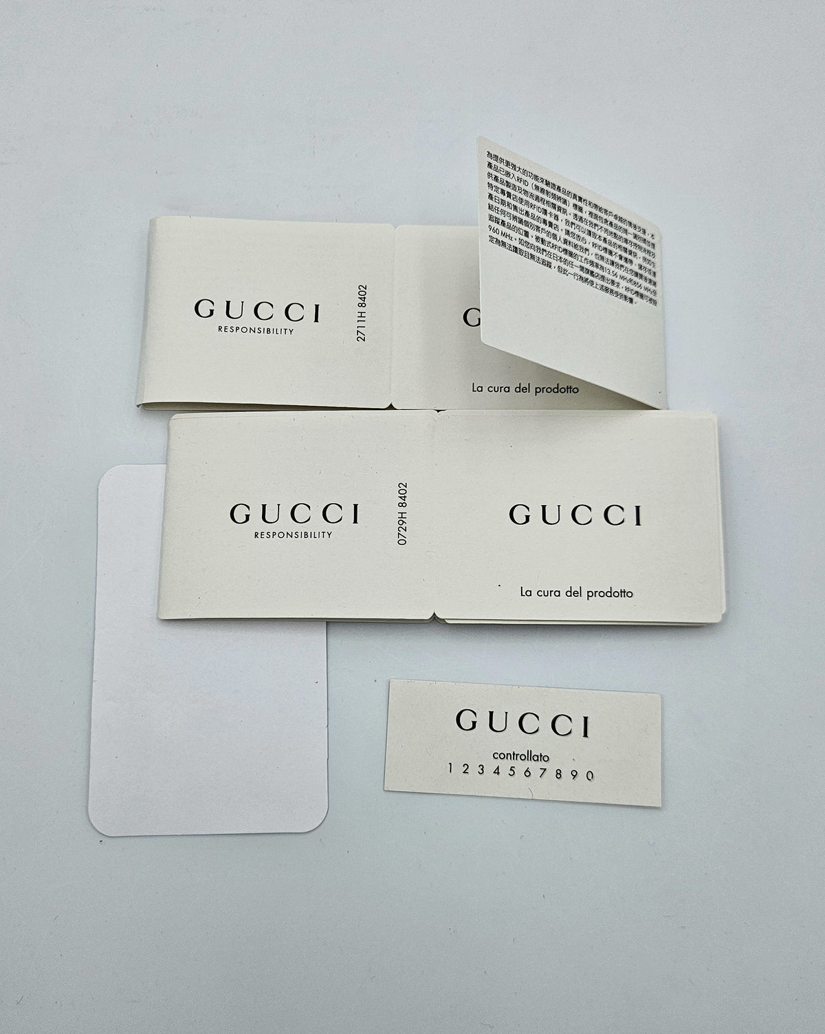 Dionysus Wallet on Chain Gucci blanc