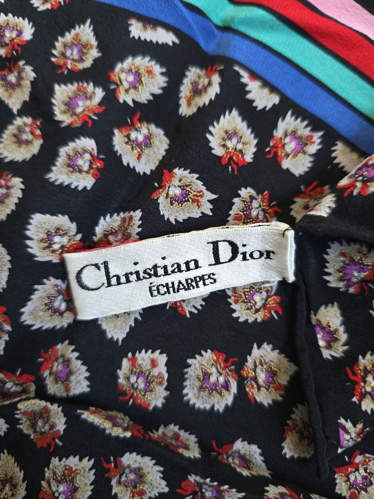 Foulard Dior Mini Fleurs