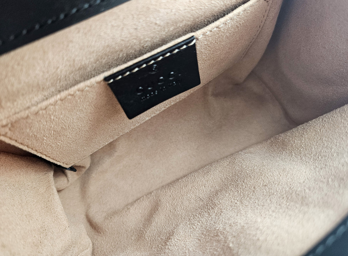 Sac Gucci Padlock Guccissima Noir