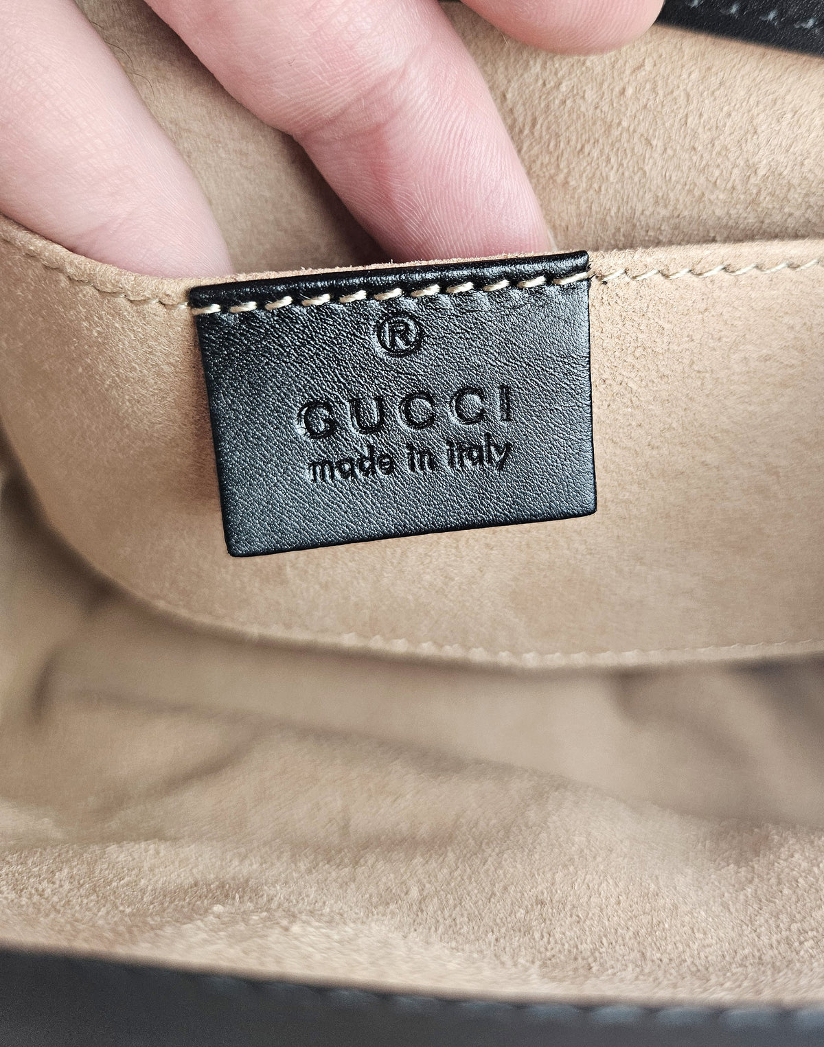 Sac Gucci Padlock Guccissima Noir