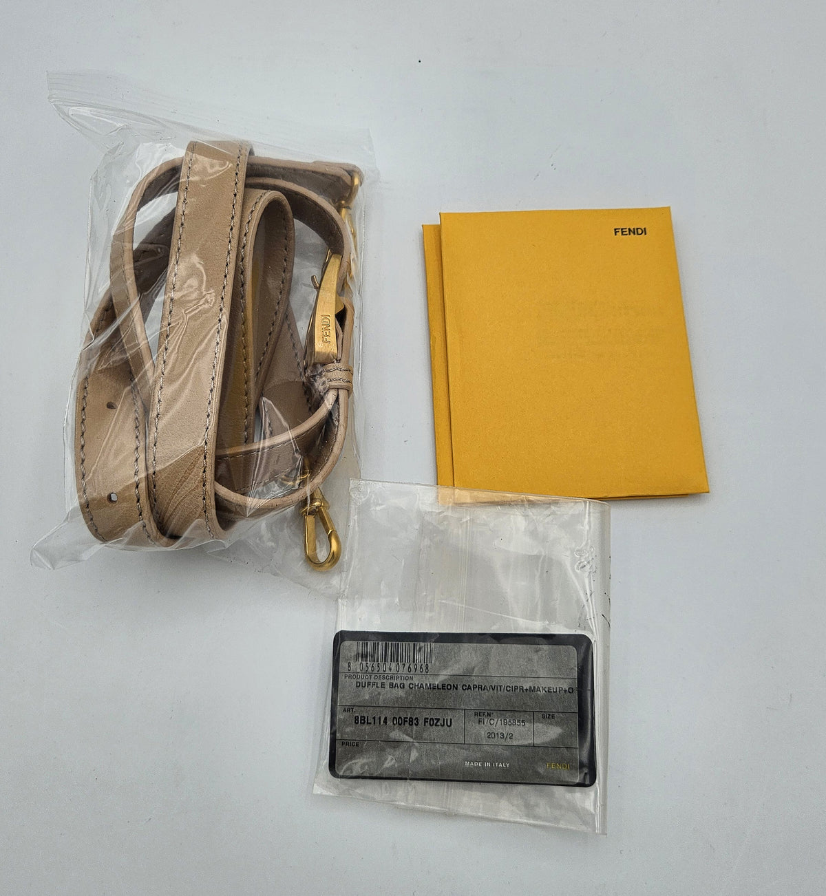 Sac Fendi Caméléon bicolore en cuir