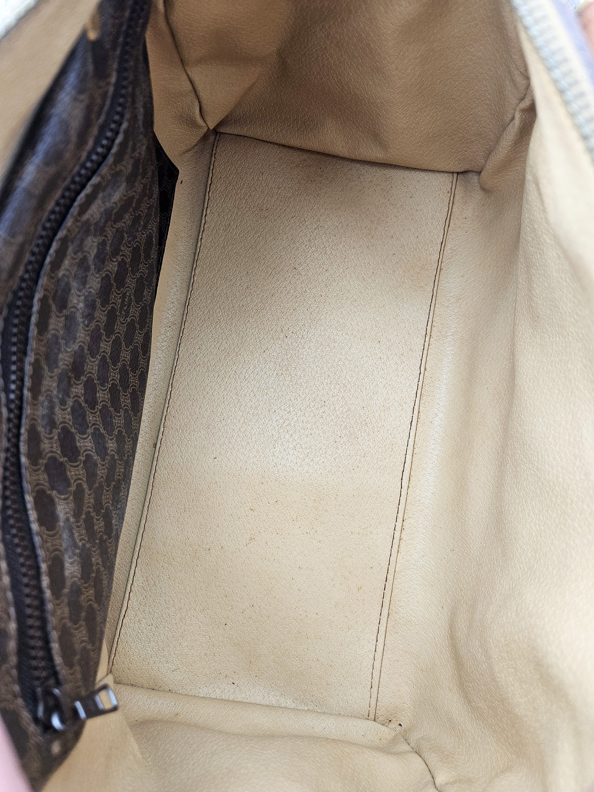 Sac Boston Céline vintage en toile Macadam